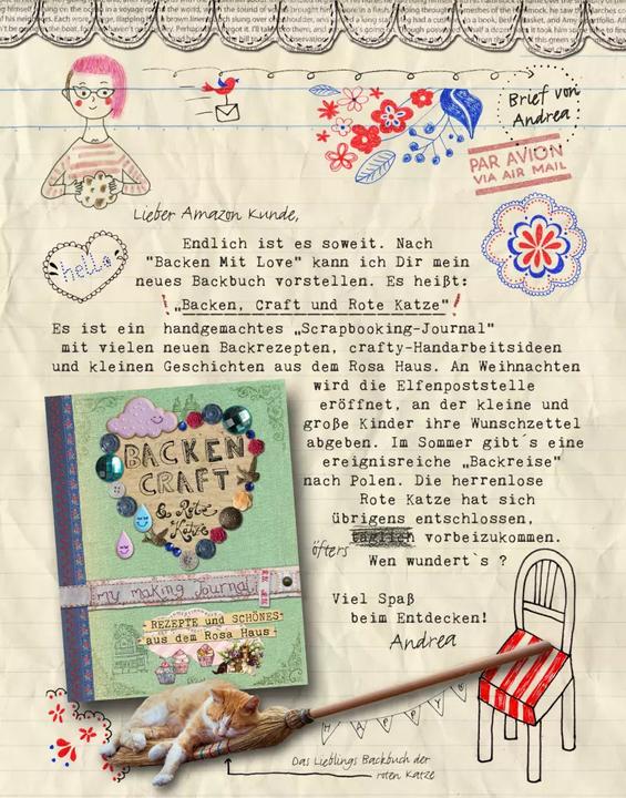 Image du produit Backen, Craft und rote Katze (Allemand, Andrea Stolzenberger, 2015)