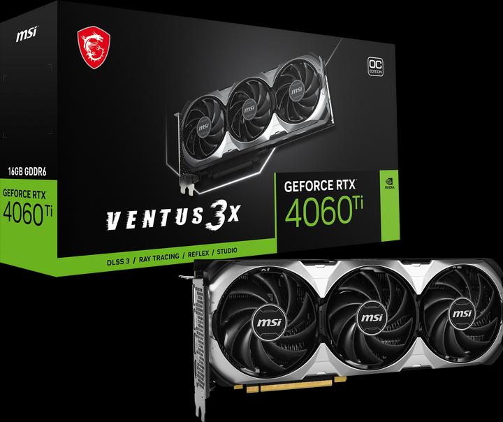 MSI RTX 4060 TI 16GB Ventus 3X OC (16 GB)