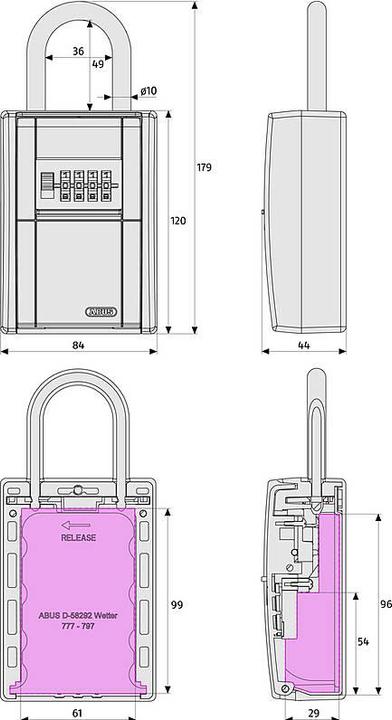 Image du produit Abus KeyGarage 797 LED
