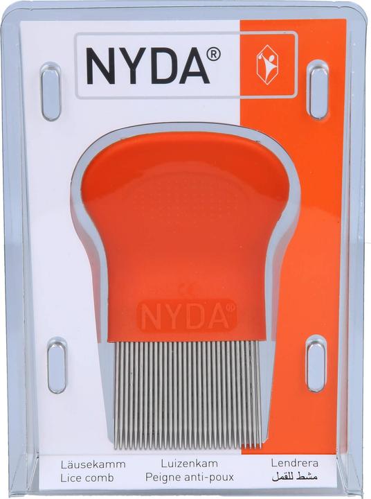 Actual product image Nyda Lice and nit comb metal, 1 pc. comb