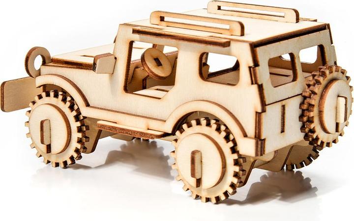 Image du produit Little Story Little-Story Drewniane modèle de puzzle 3D - Jeep