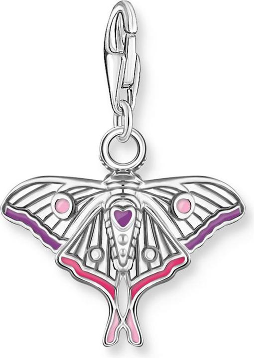 Image du produit Thomas Sabo Charm-Anhänger bunter Nachtfalter Silber (Émail, Argent 925)