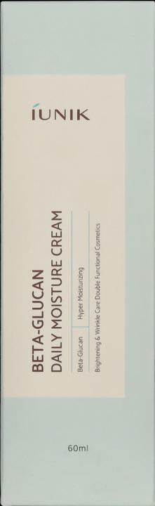 Actual product image iUNIK Beta-Glucan Vegan Lightweight Deep Moisture Watery Cream 60ml (60 ml, Day cream)