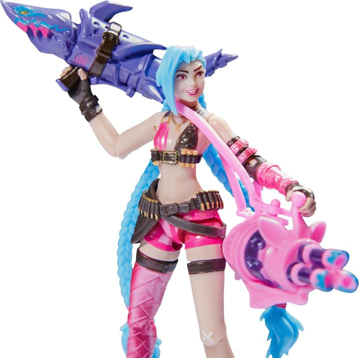 Immagine prodotto Spin Master action figure di League of Legends (Vi, Caitlyn, Ekko, Heimerdinger e l'esclusiva Jinx)