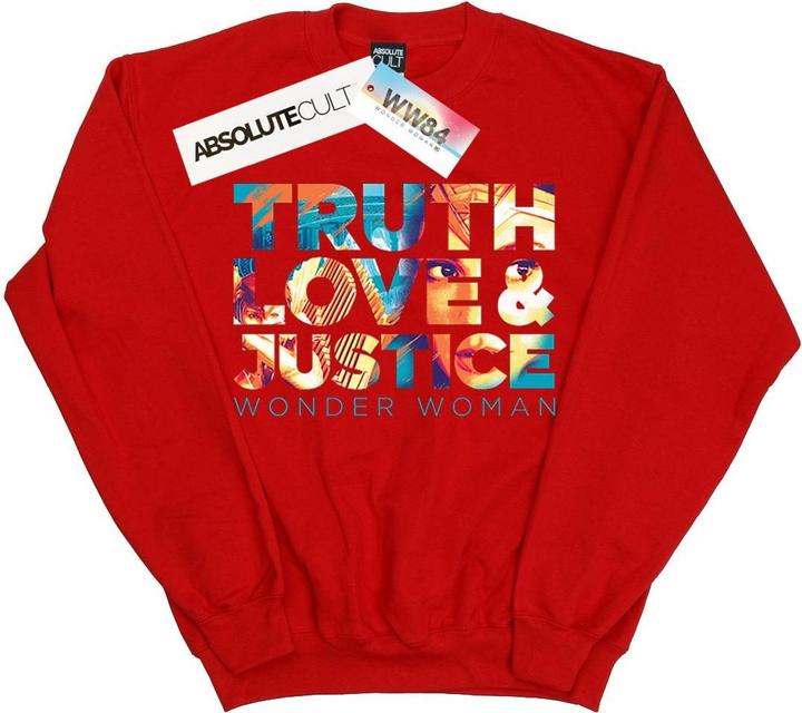 Wonder Woman 84 Diana Truth Love Justice Sweatshirt (L)