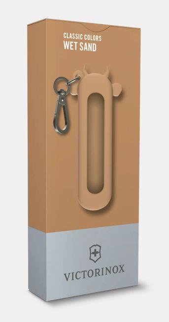 Image du produit Victorinox V-4.04 54 Couteau de poche étui en silicone, Wet Sand