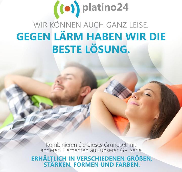 Produktbild Platino24 Schallabsorber, Weiss (6 Stk.)