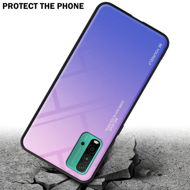 Image du produit Cadorabo TPU 2 couleurs Housse en verre (Xiaomi Redmi 9T, Xiaomi Poco M3)