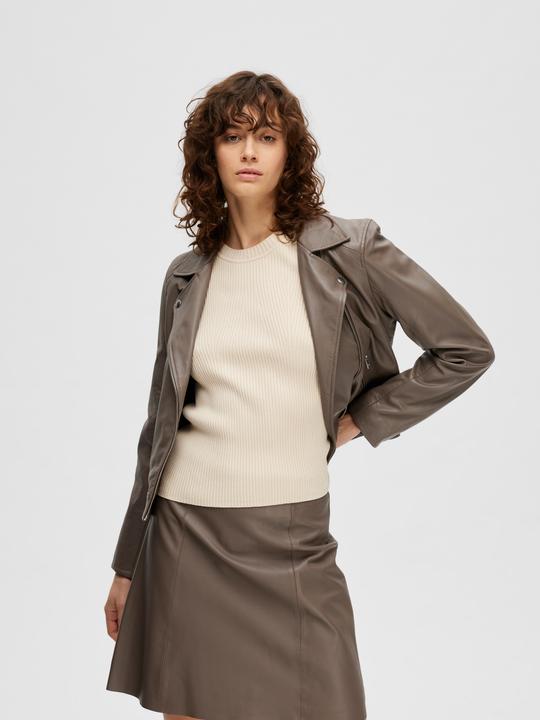Actual product image Selected Femme Lamb leather jacket (36)