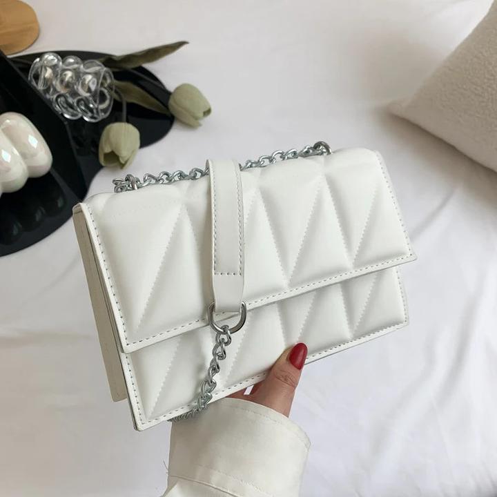 Only-Bags.Store Mode Trend Crossbody Einzeltasche Kette Kleine quadratische Tasche