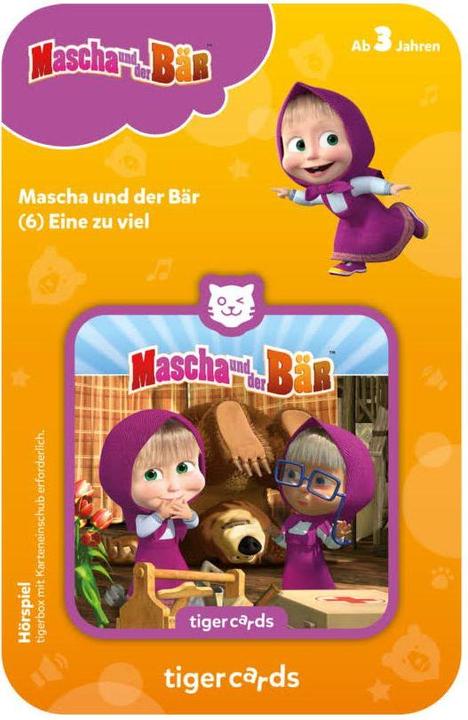 Actual product image Tigermedia Mascha and the bear episode 6: One too many (German)