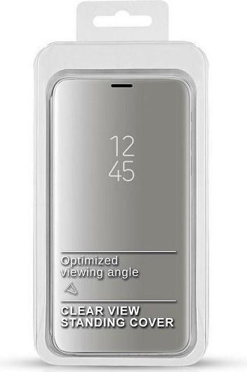 Produktbild No Name Etui Clear View Xiaomi Redmi Note 10 5G srebrnysilver (Xiaomi Redmi Note 10)