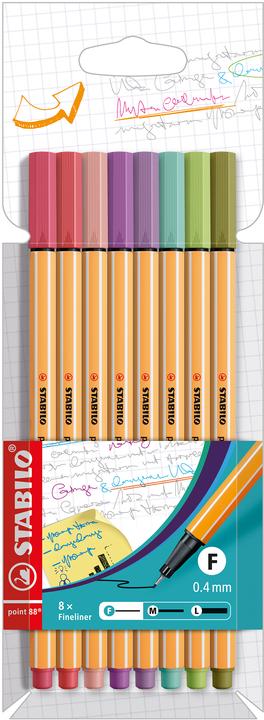 STABILO Point 88 (Sortiert, 8 x)