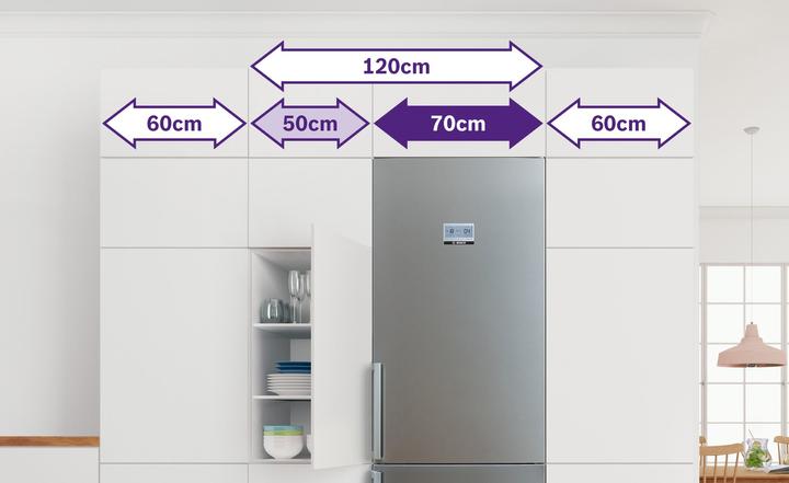 Actual product image Bosch Hausgeräte KGN49AIDP Series 6 (438 l)