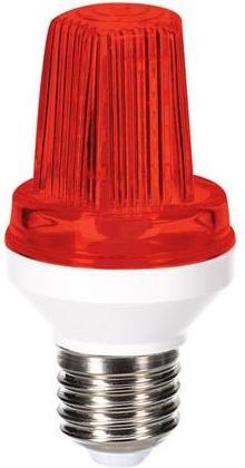 Produktbild Velleman MINI LED-STROBOSKOP-BLITZER - E27-FASSUNG - 3 W - ROT (360 lm, E27)