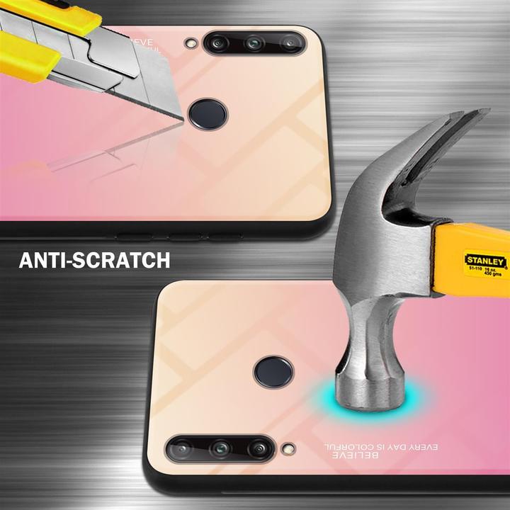 Productafbeelding Cadorabo TPU 2 kleuren glasdekking (Huawei P40 Lite E)