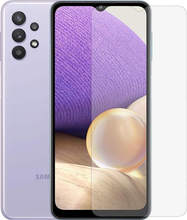 Actual product image Screenguard Samsung Galaxy A32 5G bulletproof glass protective film Case Friendly Design (1 Piece, Samsung Galaxy A32 5G)