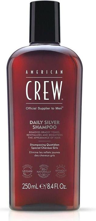 Actual product image American Crew Hair & Body Daily Silver Shampoo 250ml (250 ml)