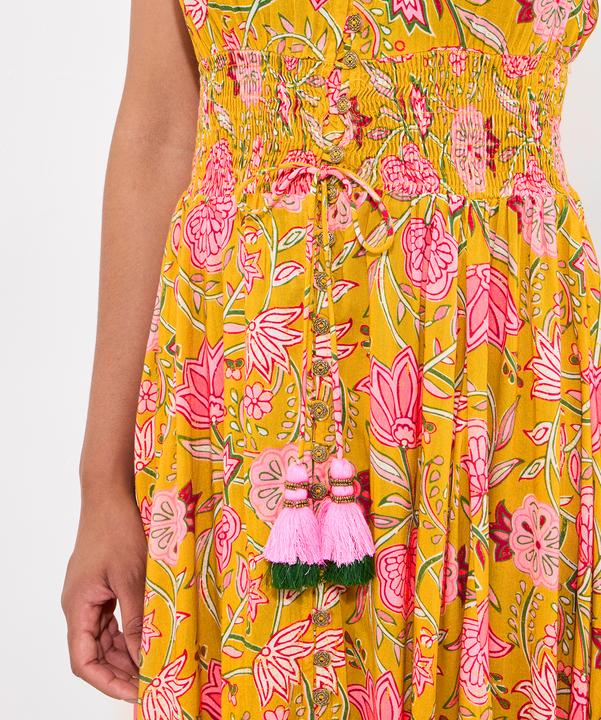 Produktbild Joe Browns Button Front Floral Print Tassel Maxi Dress (12)