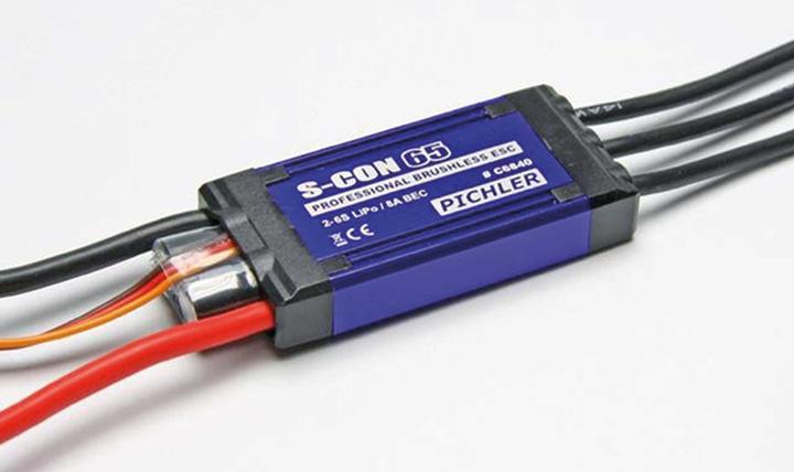 Produktbild Pichler Drehzahlregler S-CON 65 - 2-6 Lipo 8A BEC