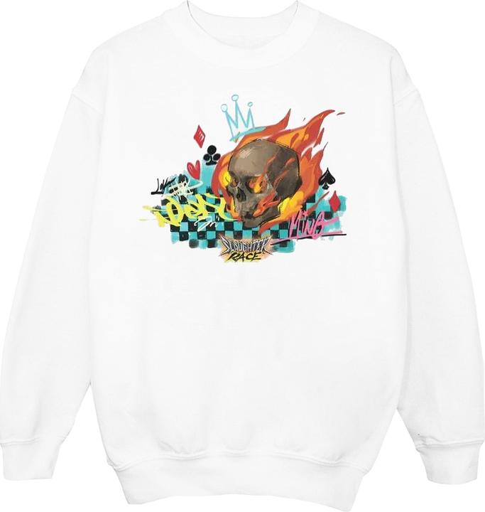 Produktbild Disney Wreck It Ralph Race Skull Sweatshirt Mädchen (140, 146)