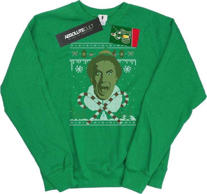 Elf Christmas Fair Isle Sweatshirt (XL)