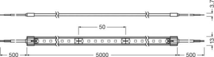 Produktbild Ledvance LED STRIP Flexstreifen SUPERIOR-1200 PROTECTED -1200/927/5/IP67 dimmbar Made in Austria (Warmweiss, 500 cm, Indoor)