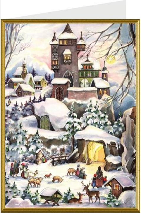 Produktbild 99077 - Weihnachtskarte - Alte Burg (1 Stk.)