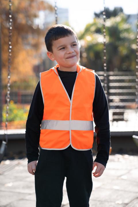 Actual product image Korntex Children's waistcoat with hoodie (XS)