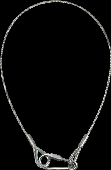 Actual product image Showtec Safety Cable BGV-C1, 100 cm