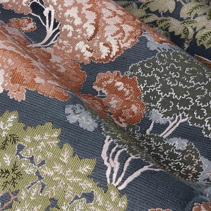 Produktbild Wylder Ösenvorhänge Woodlands Jacquard Floral (168 x 183 cm)