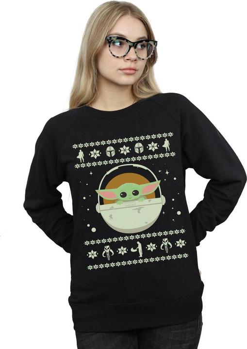 Immagine prodotto Star Wars The Mandalorian The Child Christmas Felpa Donna (XL)