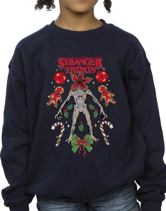 Image du produit Netflix - Sweat STRANGER THINGS CHRISTMAS DEMOGORGON - Fille (128)