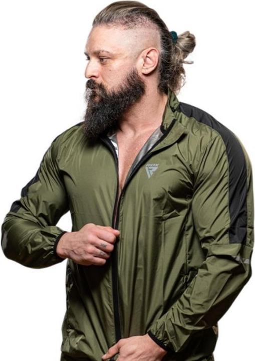 Actual product image Rdx Clothing Sauna Suit C1 Army Green-M