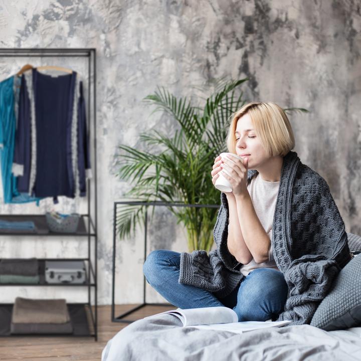 Actual product image Relaxdays Clothes Stand Shelves, Open & Foldable