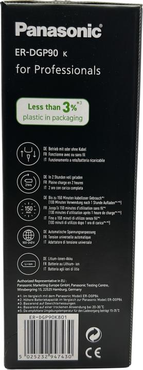 Produktbild Panasonic ER-DGP90