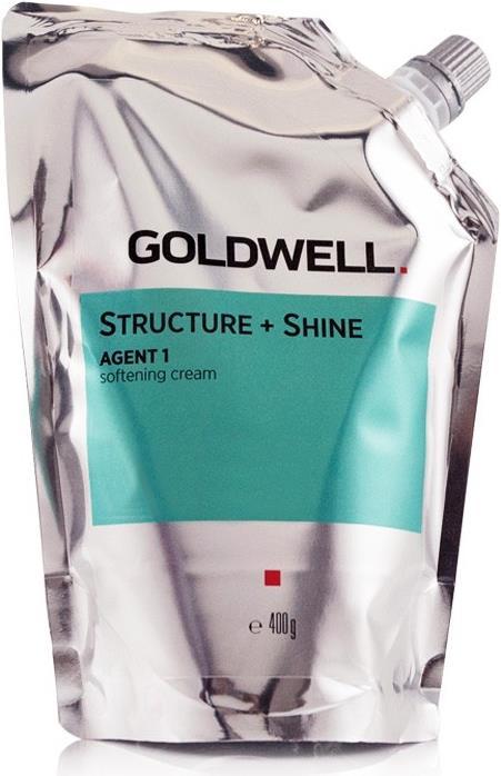 Actual product image Goldwell Structure + Shine Agent 1 Softening Cream (Hair cream, 400 ml)