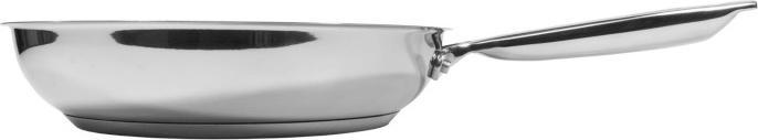 Actual product image Moneta Agreement Frying Pan 24 cm, Stainless Steel for Each hob (24 cm, Frying pan, Stainless steel)