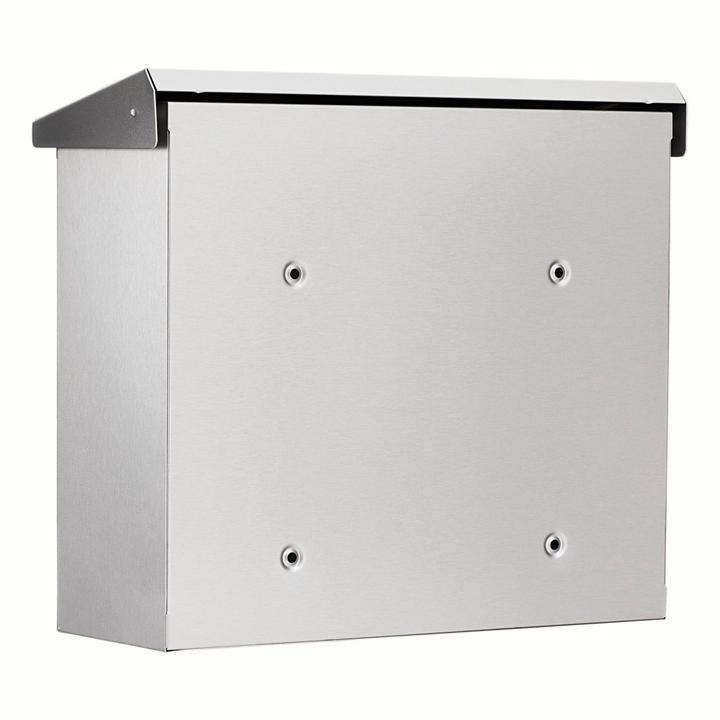 Immagine prodotto Burg Wächter Cassetta per le lettere in acciaio inox LxHxP 380/340/148 mm Lucca 3713 Ni con fermo di apertura