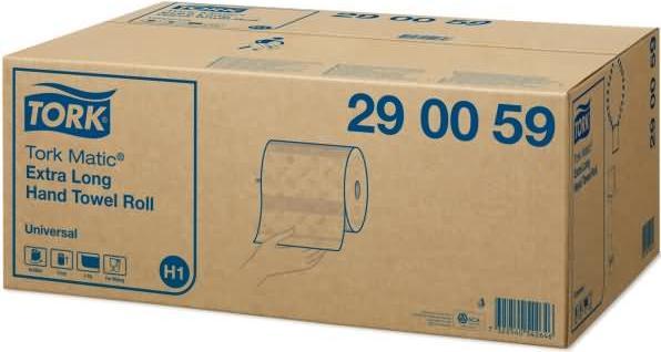 Immagine prodotto Tork 6 rotoli di asciugamani Matic® H1 Universal Extra Long a 1 velo bianco (6 x)