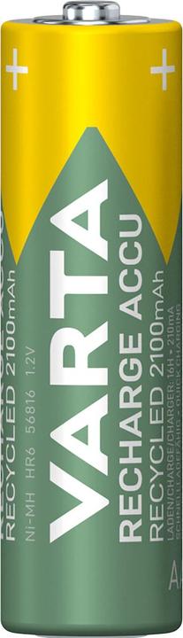 Produktbild Varta Recharge Accu Recycled (4 Stk., AA, 2100 mAh)