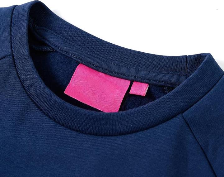Actual product image VidaXL Children's sweatshirt navy blue 104,Material: 95 % cotton. 5 (104)