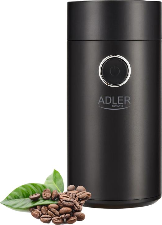 Produktbild Adler Coffee grinder AD4446bs 150 W, Coffee beans capacity 75 g, Lid safety switch, Juodas (EU-Stecker)