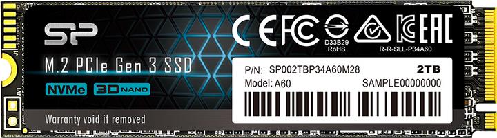 Image du produit Silicon Power P34A60 (2000 Go, M.2 2280)