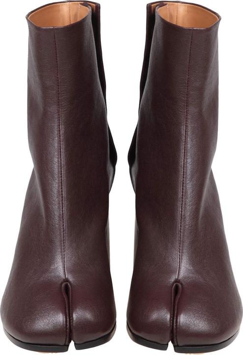 Actual product image Maison Martin Margiela Maison margiela tabi ankle boots in soft brown nappa (38)