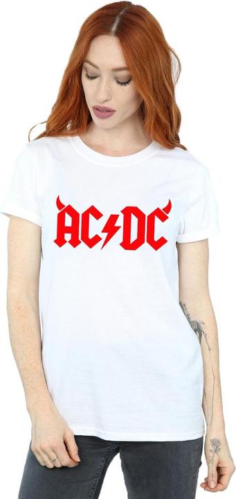 Produktbild AC/DC Horns Logo Baumwolle Boyfriend TShirt (4XL)