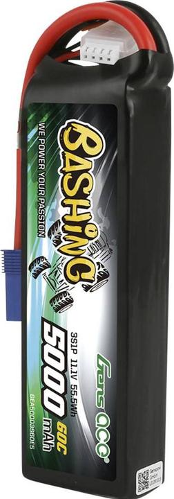 Actual product image Gens Ace LiPo 5000 mAh 11.1 V 60 C (11.10 V, 5000 mAh)
