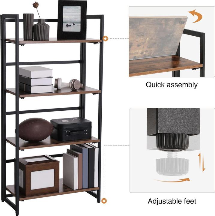 Actual product image Vasagle industrial shelf (30 x 60 x 126 cm)
