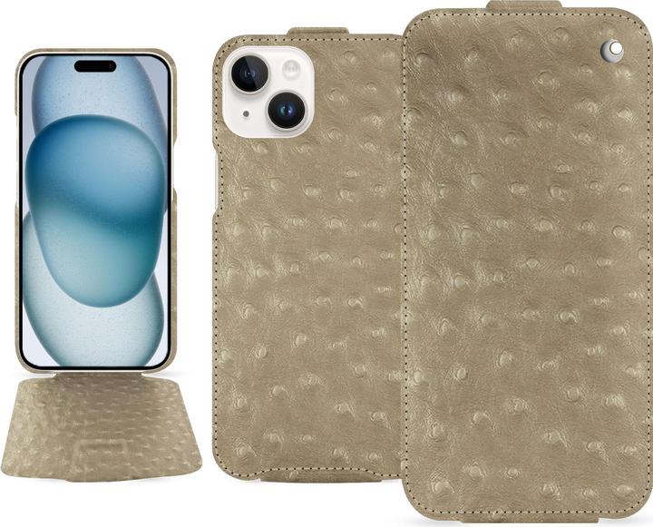Actual product image Noreve Vertical leather shell (Apple iPhone 15)