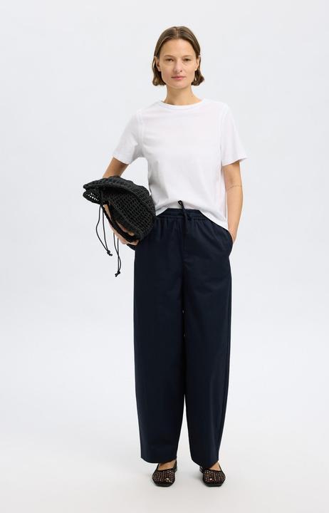 Actual product image Selected Femme 100% Baumwoll T-Shirt mit Rundhalsausschnitt (XL)